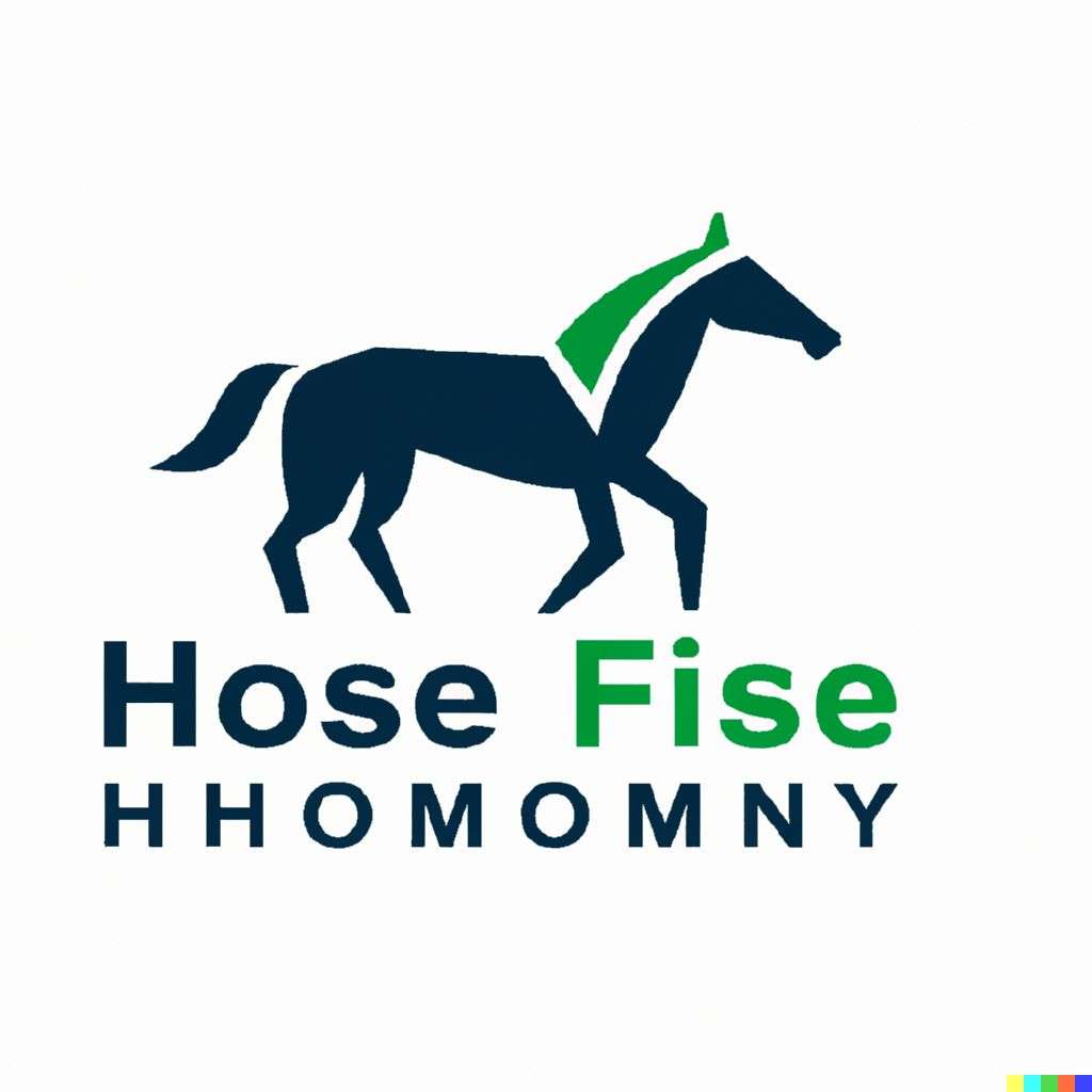 a horse, finance company logo design